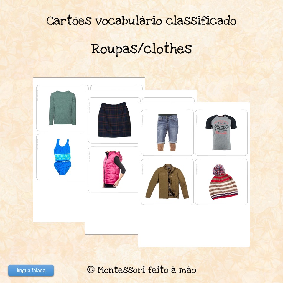 Vocabulário de roupa em inglês